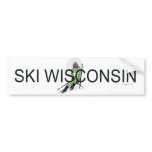 TOP Ski Wisconsin bumper stickers