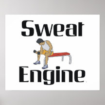TOP Sweat Engine Print