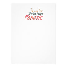 TOP Swim Team Fanatic Personalised Invites