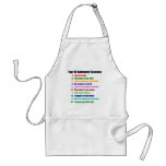 Top Ten Swimmers Excuses Apron