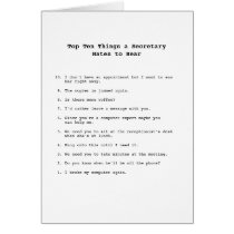 Top Ten Things card