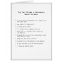 Top Ten Things card
