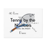 TOP Tennis by the Numbers postcards