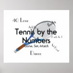 TOP Tennis by the Numbers posters