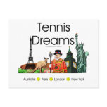 TOP Tennis Dreams postcards