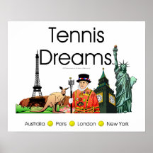 TOP Tennis Dreams Posters