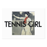TOP Tennis Girl business cards