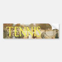 TOP Tennis Old School Bumper Sticker