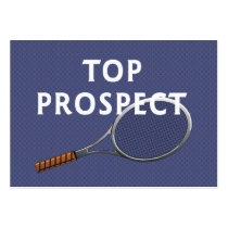 TOP Tennis Prospect Business Card Template