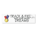 TOP Track Dreams bumper stickers