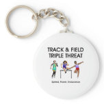 TOP Track Triple Threat keychains