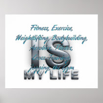TOP Training Is My Life Print