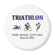 TOP Triathlon Fridge Magnet