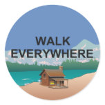 TOP Walk Everywhere stickers