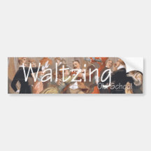 TOP Waltzing Old School Bumper Sticker