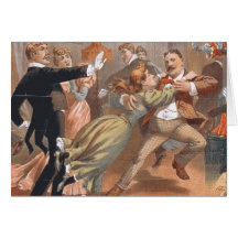 TOP Waltzing Old School Greeting Cards