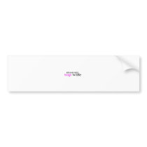 top wife bumper sticker