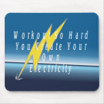 TOP Workout Electricity mousepads