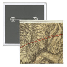 Topographical Map of The Yosemite Valley Pins