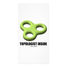 Topologist Inside (Toroid) Customized Photo Card
