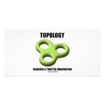 Topology Requires A Twisted Imagination (Toroid) Photo Card Template