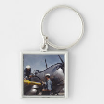 Topping Off The Tanks, 1942 Key Chain