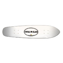 Topsail Island. Custom Skateboard