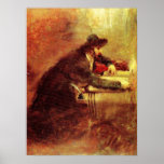 Torah Scroll by Maurycy Gottlieb Poster