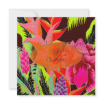 Torch Ginger and heliconia/Luau Wedding invitations