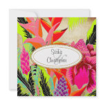 Torch Ginger+heliconia/Luau Wedding invitations