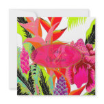Torch Ginger+heliconia/Luau Wedding invitations