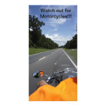 torcycle Awareness Customized Photo Card