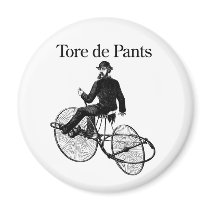 Tore de Pants Fridge Magnet