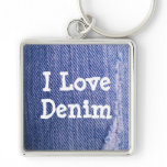 Torn Blue Jeans keychains