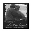 Torn Frame Custom Save the Date Marriage magnets