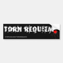 Torn Requiem Bumper Sticker