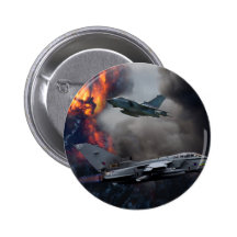 Tornado attack pinback button