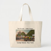 Tornado Roller Coaster - Coney Island NY /The Bobs Tote Bag