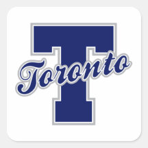 Toronto Letter Square Stickers