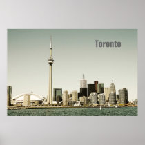 Toronto skyline poster