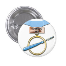 Torpedo Ace medal button