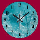 Torquiose Blue Water Wall Clock wall clocks