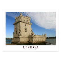 "Torre de Belem, Lisboa" postcard