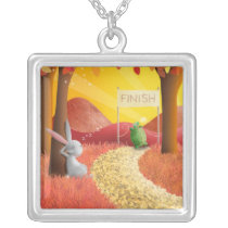 Tortoise and hare 2  - necklace