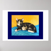 Tortoise Shell Kitten Print