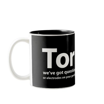 Torture - we've got questions, you've got answers coffee mug by strk3