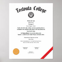 "Tossed out of College" Poster
