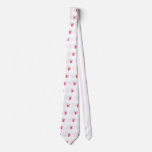 Tot Frees Bird From Cage Vintage Christmas Card Tie
