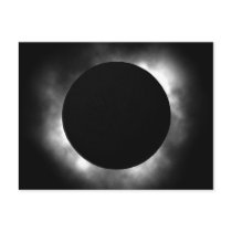 Total eclipse postcard
