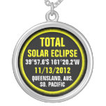 Total Solar Eclipse 11/13/2012 Custom Necklace